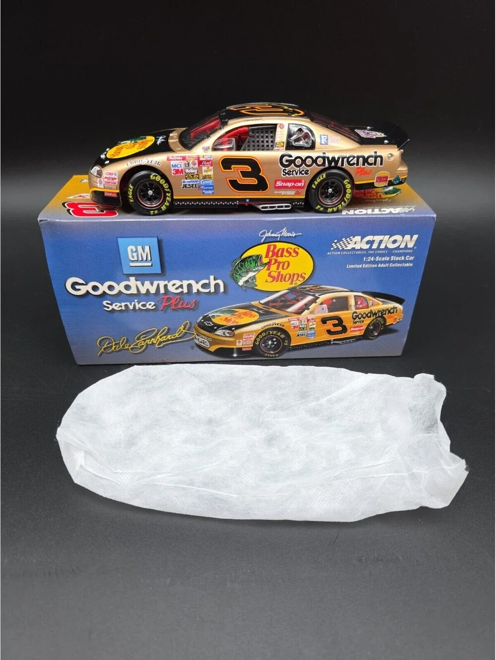 1998 Dale Earnhardt #3 Bass Pro Shops 2003 1/24 Action Nascar Diecast Bank